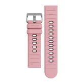Каишка за часовник - HiFuture Pilot-S Pink, Bio-Color Injection, Powder Metallurgy Stainless Steel Buckle, Solid Silicone, Unique Patterns, Fit Size: 22mm