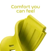Каишка за часовник - HiFuture Pilot-M Fluorescent Yellow, Sporty Design, Powder Metallurgy Stainless Steel Buckle, Solid Silicone, Unique Patterns, Fit Size: 22mm