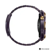 Часовник - Huawei  Watch Ultimate Design Royal Gold, Long-B69, Purple ceramic bezel with 18K gold