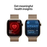 Часовник - Apple Watch S11 Cellular 42mm Gold Titanium Case with Gold Milanese Loop