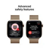 Часовник - Apple Watch S11 Cellular 42mm Gold Titanium Case with Gold Milanese Loop